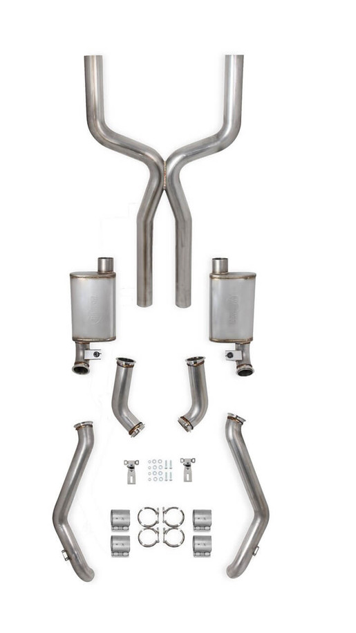 705013109RHKR Hooker BlackHeart LS Header-Back Exhaust DSE 67-69 1st Gen F-Body