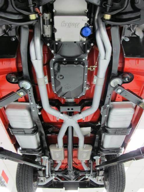 42107HKR Hooker BlackHeart Adapter Kit connects  3" Collector to 2.5" Exhaust