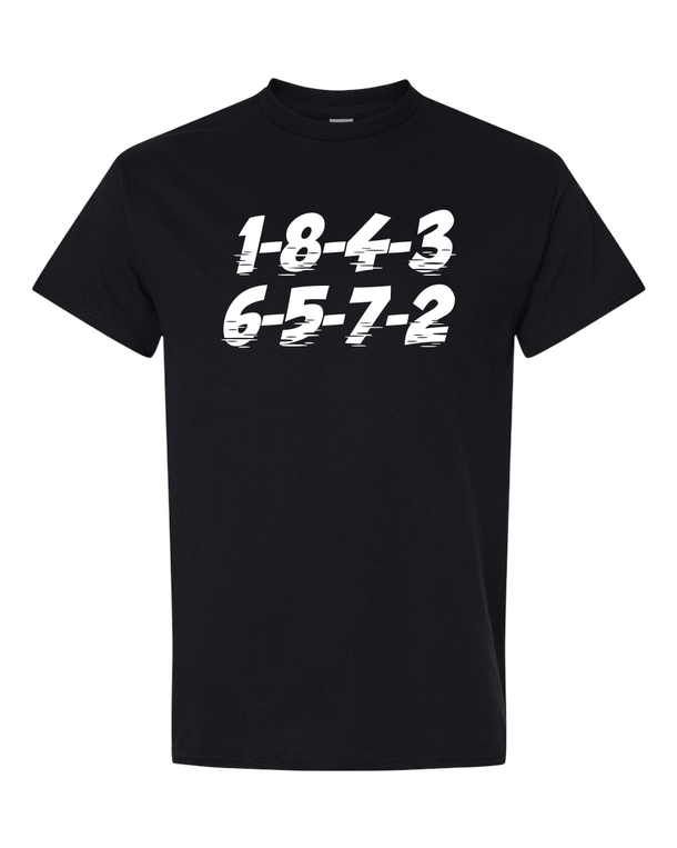 T-shirt Chevy Firing Order 1-8-4-3-6-5-7-2 Front only