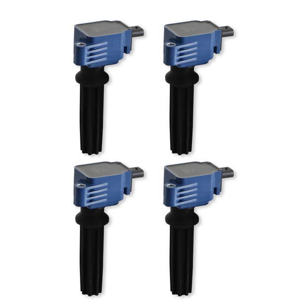 825945 MSD Ignition Coil - Ford EcoBoost - 2.0L/2.3L L4 - Blue - 4-Pack