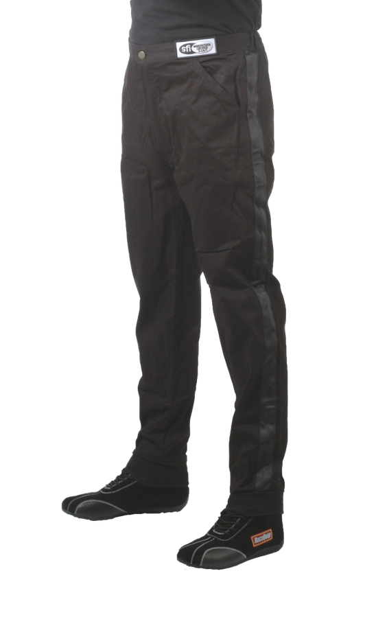 112002RQP Racequip  SFI-1 1-L PANTS  BLACK SMALL