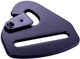 700930RQP Racequip  BLK 2 in. SNAP HOOK BELT END BLK