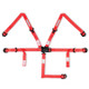 709019RQP Racequip  JR L & L 5PT HARNESS RED