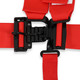 711011RQP Racequip  L & L 5PT SEAT BELT RED
