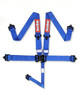 711021RQP Racequip  L & L 5PT SEAT BELT BLUE