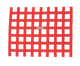 721015RQP Racequip  RIBBON WINDOW NET RED