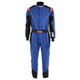 91609239RQP Racequip  CHEVRON-5 SUIT SFI-5 BLU MED