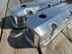 Polished Aluminum Fabricated Valve Covers Mustang w/horses