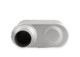 42513-FM FLOWMONSTER 2.5" OFFSET INLET / 2.5" OFFSET OUTLET 1 Chamber Muffler