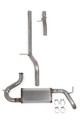 70505402-RHKR Hooker BlackHeart Cat-Back Exhaust System 2007-18 Jeep Wrangler JK