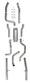 705014155RHKR Hooker BlackHeart LS Swap Exhaust Dual Exit 1982-93 GM S10/Sonoma