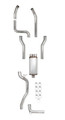705014151RHKR Hooker BlackHeart LS Swap Exhaust Single Exit 82-93 GM S10/Sonoma