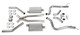 70501318-RHKR Hooker BlackHeart LS/LT Swap 2.5" Header-Back Exhaust 67-69 Camaro