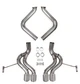 70401344-RHKR Hooker BlackHeart 3" Axle-Back Exhaust 1997-2004 C5 Corvette 5.7L