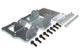 12512HKR Hooker BlackHeart 70-74 2nd-Gen GM F-body LS-Swap Engine Mount Brackets