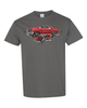 T-Shirt - 67 Nova drag car - Red
