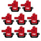 82628 MSD Ignition Coil - GM LS Blaster Series - LS1/LS6 Engines - Red - 8-Pack