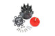 84336 MSD Black Chevy V8 HEI Distributor Cap and Rotor