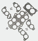 145 Mr Gasket  TPI RUNNER GSKT SET-STK 1.50