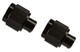 492906-BL Mr Gasket  CAPS -6 (2) BLACK