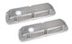 6861G Mr Gasket  CAST ALUM Valve Covers POLISHED,FINNED SBF