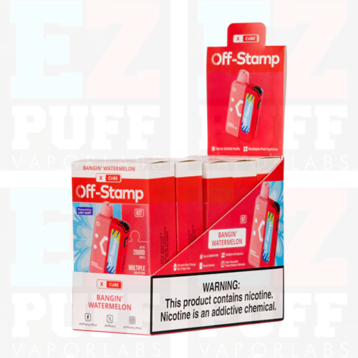 cube disposable vape wholesale BULK Off Stamp XCube Kit | BOX OF 5 Disposable Pod & Battery