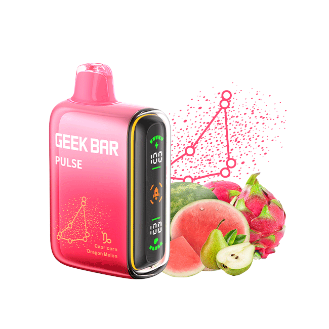 BULK Dragon Melon | Box of 5 Geek Bar Pulse Vapes