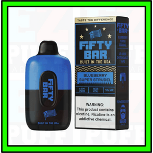 Blueberry Super Strudel fifty bar flavor Blueberry Super Strudel fifty bar flavor