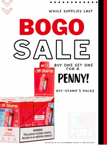 BULK OFF STAMP Classic Cube Pods - ALL FLAVORS Box of 5