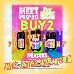 BULK RIFBAR MIXPRO - 5 Pack of Disposable Vapes 40K Puffs