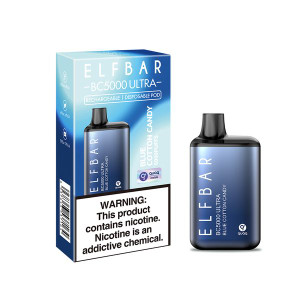ELF BAR BC5000 ULTRA BLUE COTTON CANDY ELF BAR BC5000 ULTRA BLUE COTTON CANDY