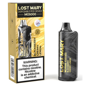 Lost Mary MO5000 Black Gold Edition - Blackberry Cherry Lemon Lost Mary MO5000 Black Gold Edition - Blackberry Cherry Lemon