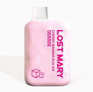 LOST MARY OS5000 Cherry Banana DUO Ice Disposable Vape Device LOST MARY OS5000 Cherry Banana DUO Ice Disposable Vape Device
