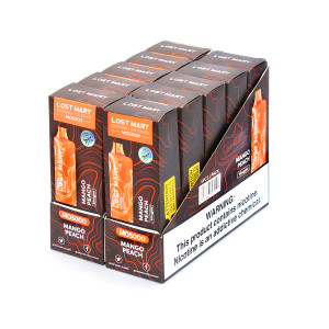 Bulk Lost Mary MO5000 - Box of 10 - Mango Peach Bulk Lost Mary MO5000 - Box of 10 - Mango Peach