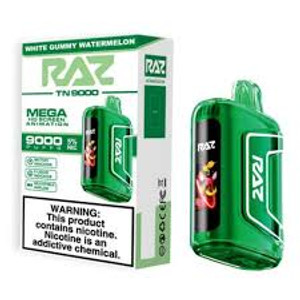 White Gummy Watermelon Raz Flavor