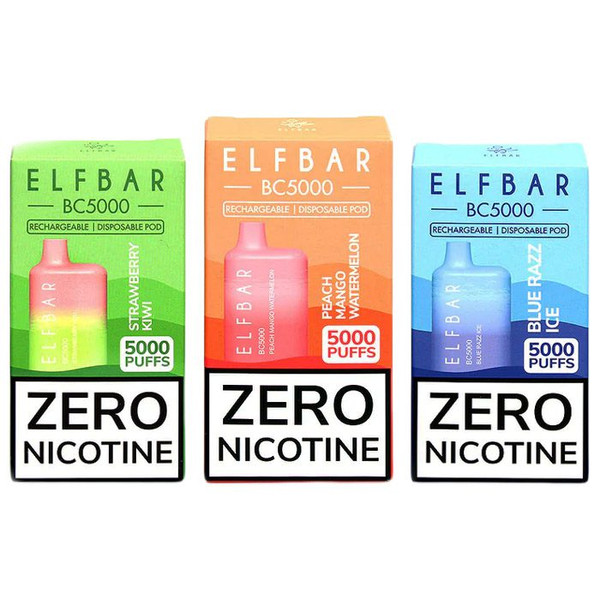 ELF BAR BC5000 ZERO Nicotine 