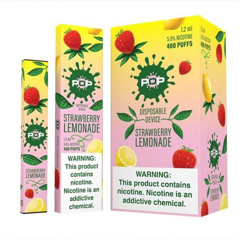 Pop Disposable Vape Device - Strawberry Lemonade