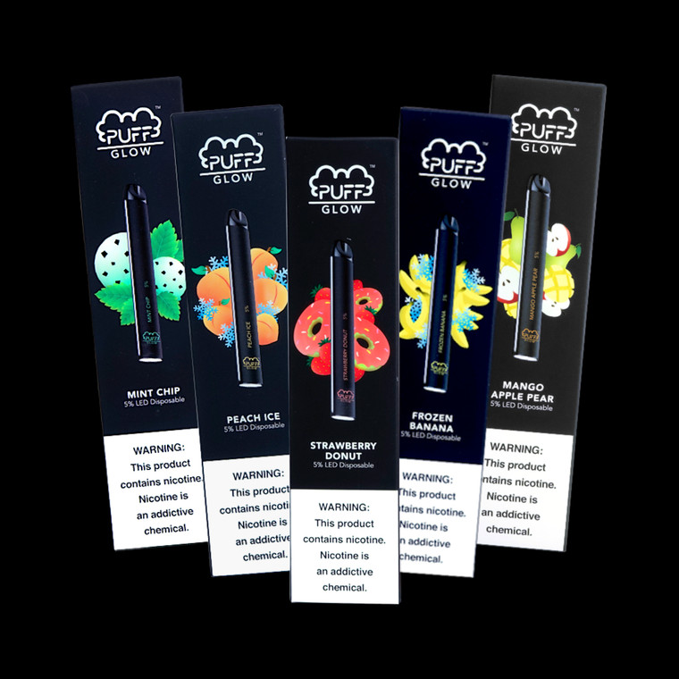 Puff Bar Glow - Peach Ice Puff Bar Glow - Peach Ice