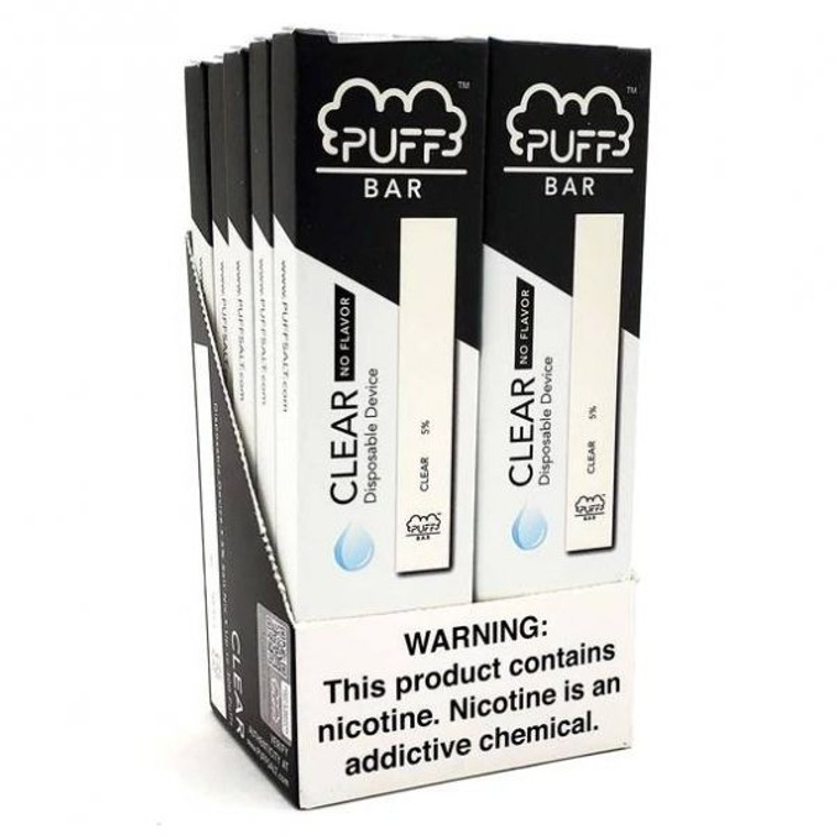 Puff Bar Clear Disposable Device