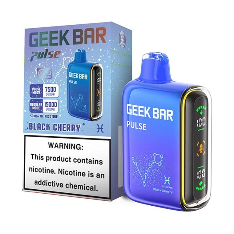 Black Cherry Geek Bar Pulse Disposable Vape