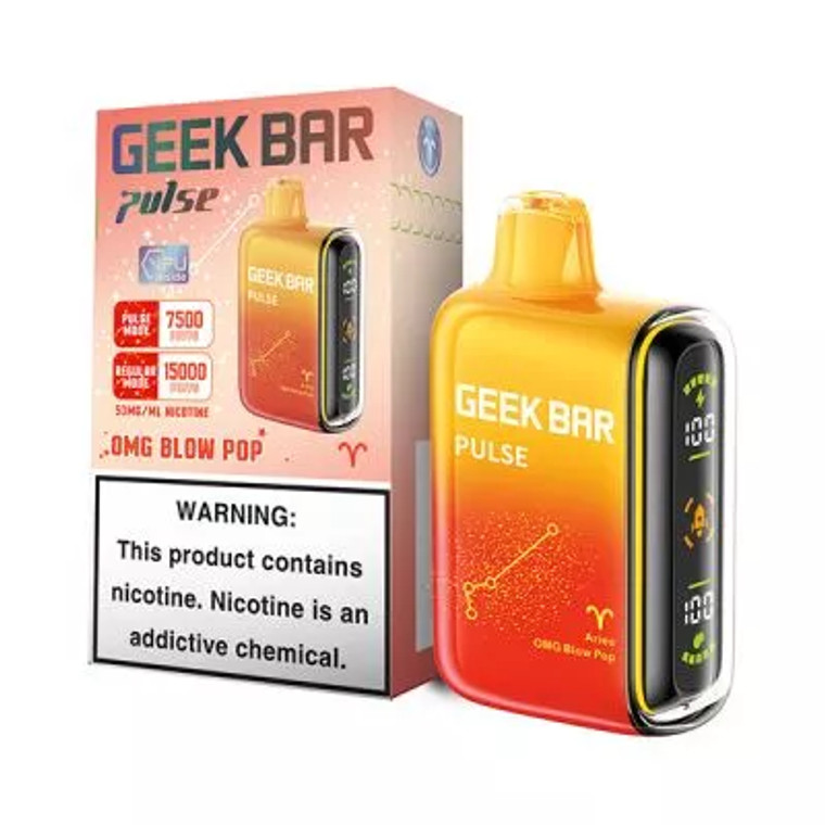 OMG Blow Pop Geek Bar Pulse Disposable Vape