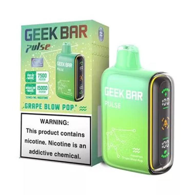 Bulk Grape Blow Pop Geek Bar Pulse Disposable Vape