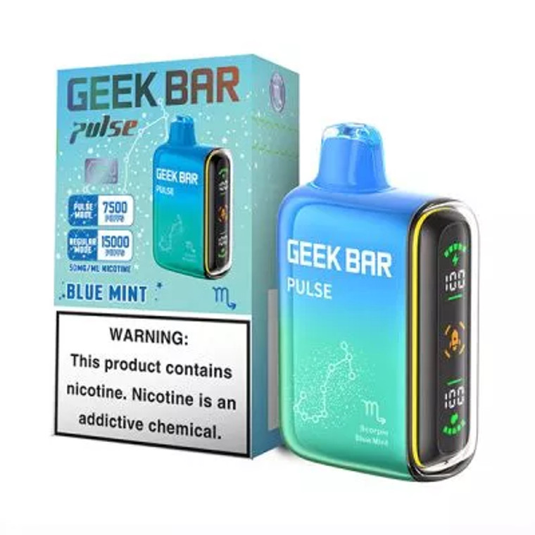 Bulk Blue Mint Geek Bar Pulse Disposable Vape