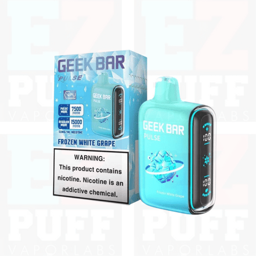 White Grape Frozen Edition: Geek Bar Pulse | 15K puff Disposable Vape |  EZPUFF