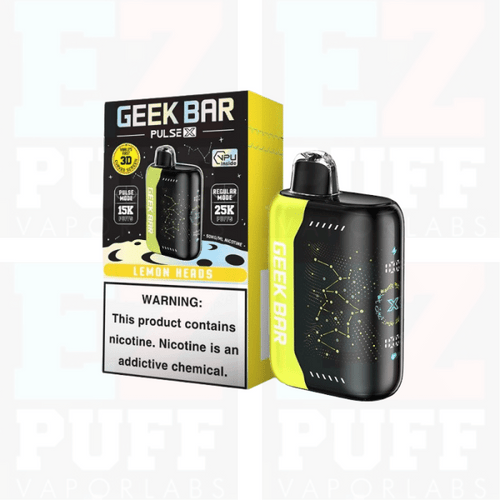 Lemon Heads Geek Bar Pulse X 25K puff Disposable Vape EZPUFF