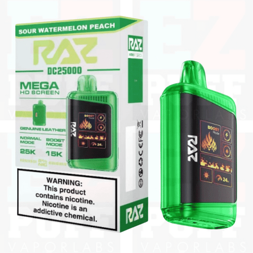 Sour Watermelon Peach DC25000 Disposable Vape | By Geekvape | 25K Puffs