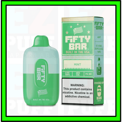 Mint Fifty Bar | 6.5K puff Disposable Vape