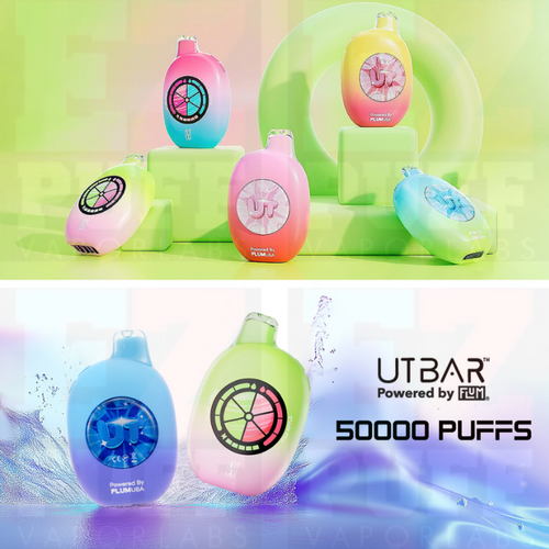 Flum UT 50K Wholesale Box of 5  Dual Flavor Disposable | EzPuff