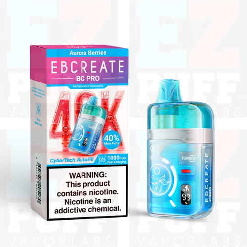 elf bar vape uk EBCREATE BC Pro 40K Disposable | 40,000 Puffs Turbo Mode