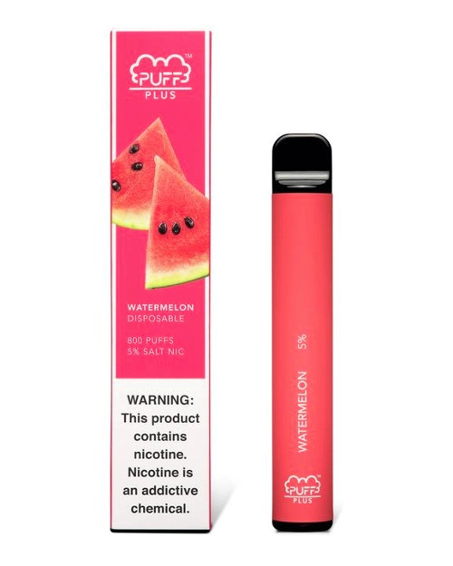 watermelon disposable vape Puff Bar Plus Watermelon